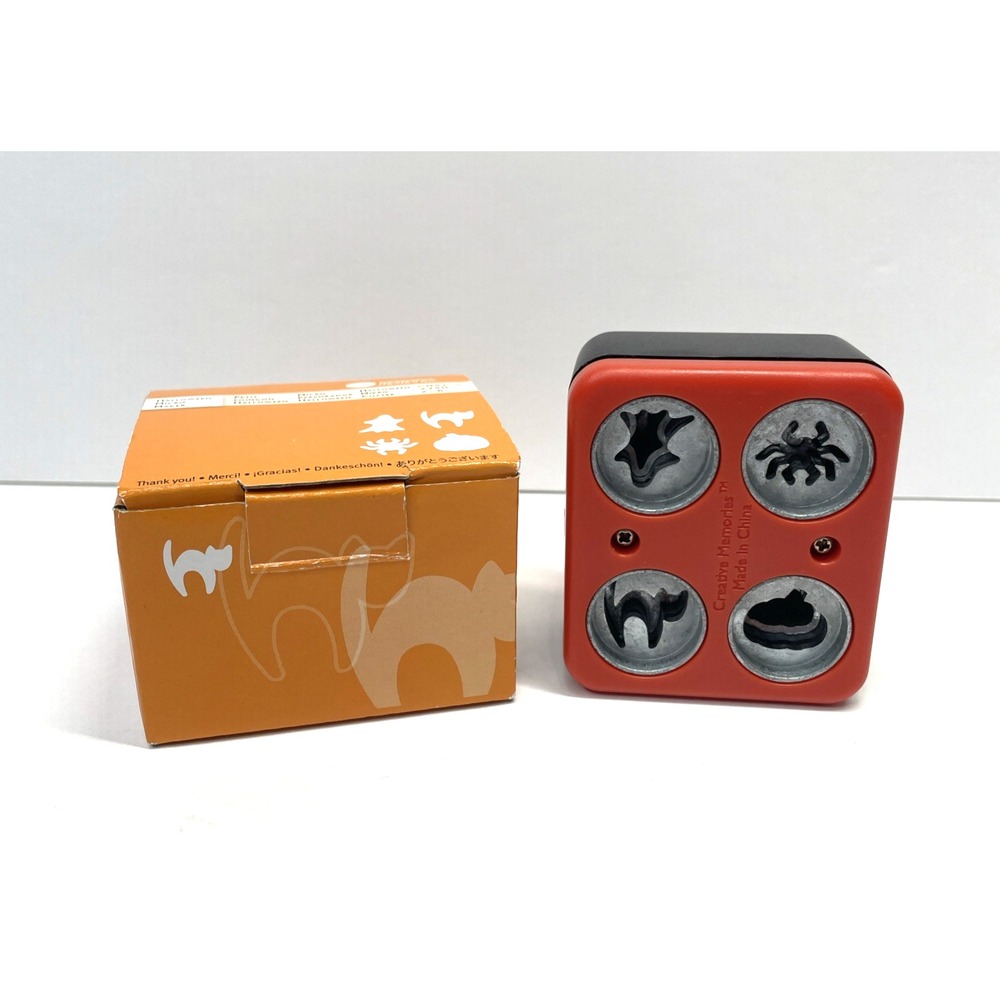 Creative Memories Halloween Micro Maker Paper Punch Spider Pumpkin Ghost Cat NEW